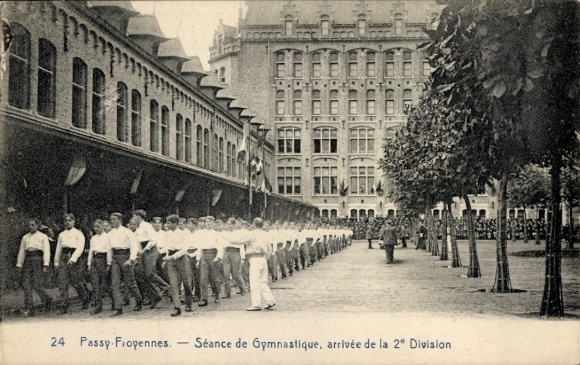Ak Froyennes Tournai Wallonien Hennegau, Pensionnat Passy Froyennes, Séance de Gymnastique