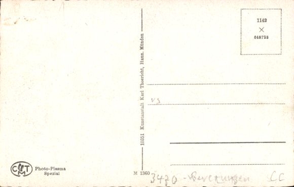 Postcard Herstelle Beverungen on the Weser, Panorama
