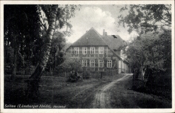 Postcard Soltau Lüneburg Heath Lower Saxony, Heidehof