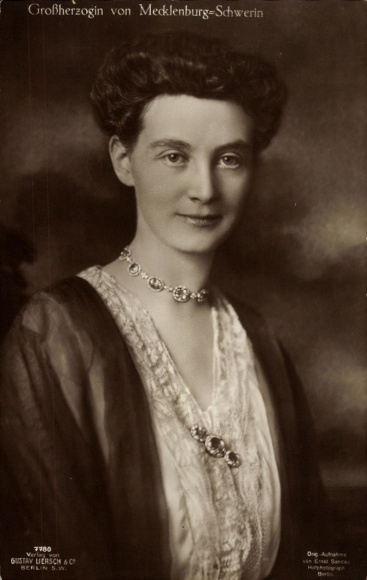 Ak Großherzogin Alexandra von Mecklenburg-Schwerin, Portrait