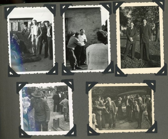 Photo Album Lübz in Mecklenburg, Policeman KVP, FDJ, Germany Meeting Pentecost 1950, Berlin