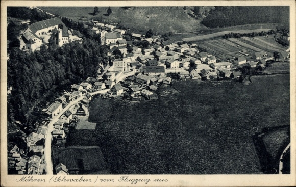 Ak Möhren Treuchtlingen im Altmühltal Mittelfranken, Fliegeraufnahme