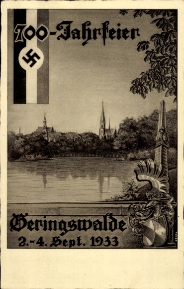 Künstler Ak Geringswalde Sachsen, 700 Jahrfeier und Heimatfest 1933