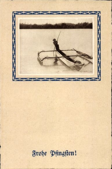 Passepartout PC Happy Pentecost, canoe
