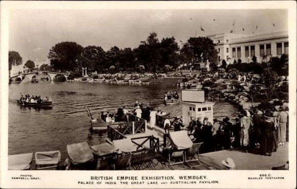 Set von 68 Ansichtskarten, London, Französisch - Britische Ausstellung 1908