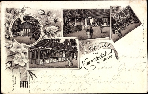 Chromo-Litho Jüterbog in Brandenburg, Gasthof Hauschteckslust