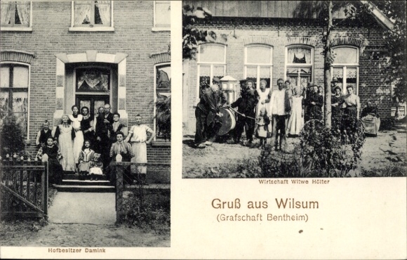 PC Wilsum Grafschaft Bentheim, farm owner Damink, business widow Hölter