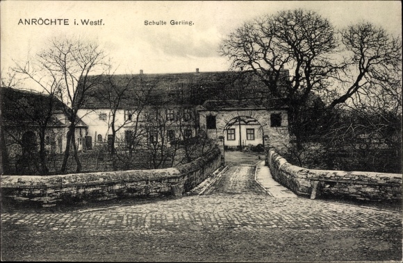 Postcard Anröchte in Westphalia, Schulte Gerling