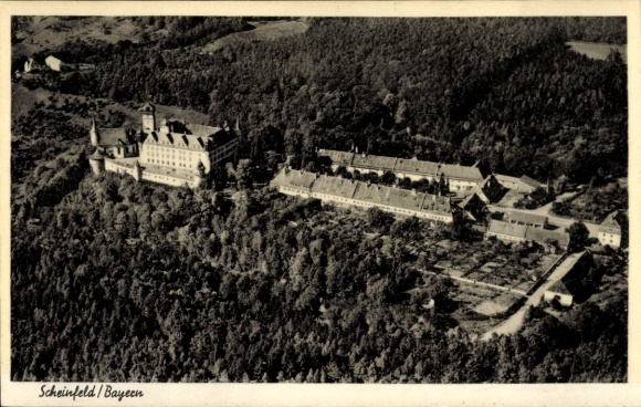 Ak Scheinfeld Midden-Franken, luchtfoto
