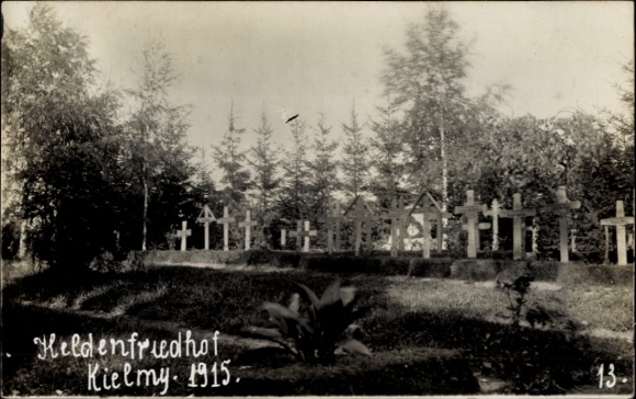 zdjęcie KP Kelmė Kelm Kielmy Litwa, Cmentarz Bohaterów, 1915