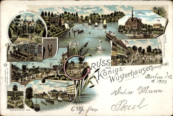 lito Königs Wusterhausen w Brandenburgii, Nowy Młyn, Szpital Powiatowy, Klub Strzelecki, Rynek
