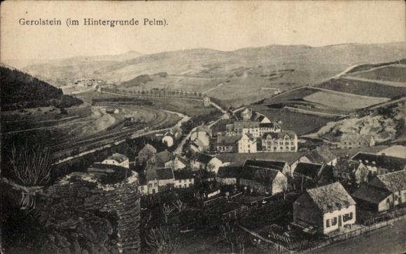 Ak Gerolstein in der Eifel, Gesamtansicht, Pelm