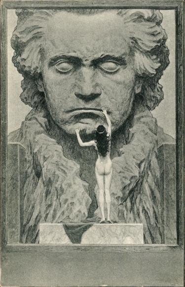 Art Nouveau Postcard Fidus, Ludwig van Beethoven, German composer, Viennese Classicism