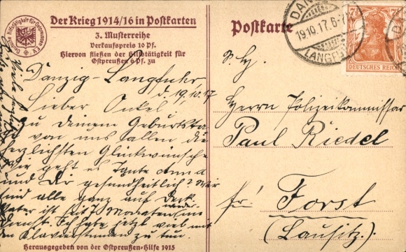 Artist Postcard Bauer, Karl, Ferdinand Graf von Zeppelin, portrait