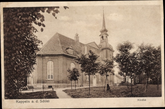 Ak Kappeln an der Schlei, Kirche