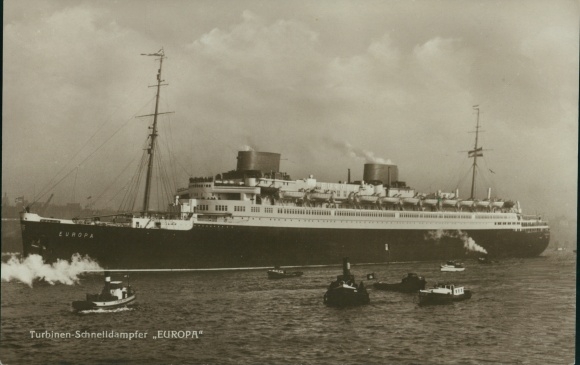 PC steamer Europe, HAPAG