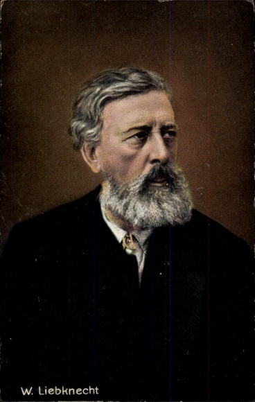 Picture politician Wilhelm Liebknecht, portrait