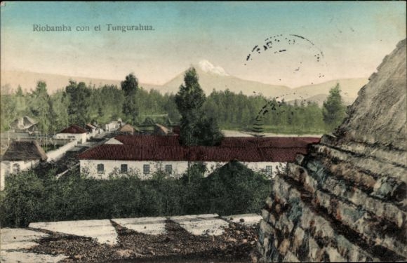 Postcard Riobamba Ecuador, Tungurahua