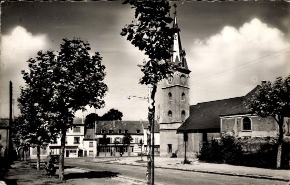 Ak L'Haÿ les Roses Val de Marne, Kirche
