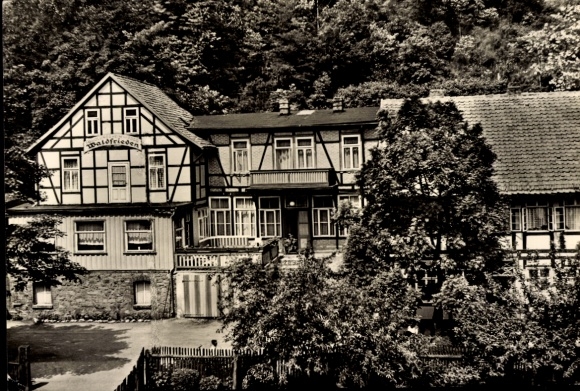 Postcard Altenbrak Thale im Harz, FDGB recreation home Waldfrieden