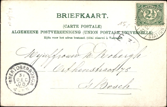 Postcard Rosendaal Roosendaal Nordbrabant Niederlande, Stations Emplacement