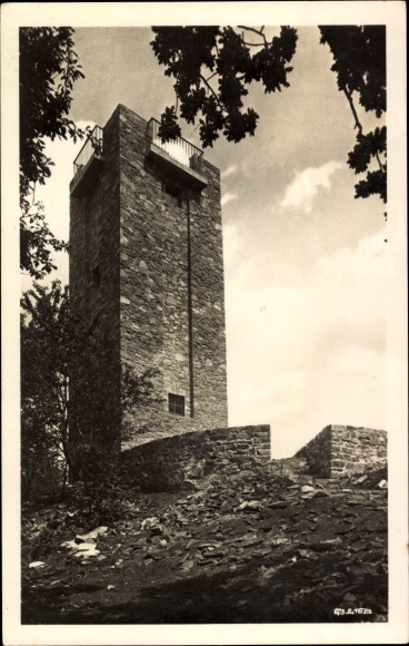 Ak Hainewalde Oberlausitz, Turm a.d. Breiteberg