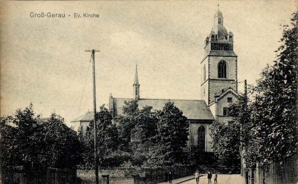 Ak Groß Gerau in Hessen, Kirche