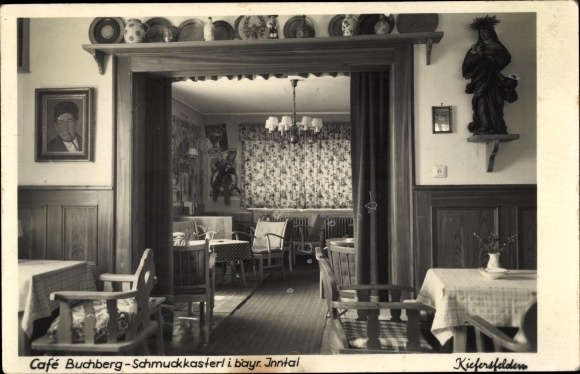 PC Kiefersfelden Oberbayern, Café Buchberg-Schmuckkasterl, interior