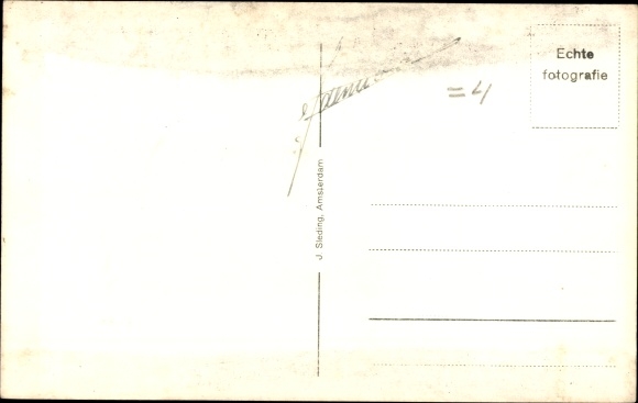 Postcard surfaced Dutch submarine K XVIII