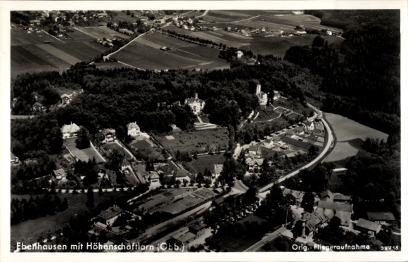 Ak Ebenhausen Schäftlarn in Opper-Beieren, Höhenschäftlarn, luchtfoto