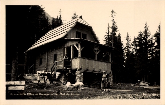 Ak Mallnitz in Kärnten, Konradhütte