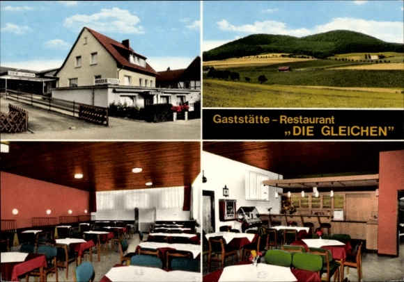KP Gelliehausen Gleichen w Dolnej Saksonii, Gasthof Die Gleichen, widok na góry