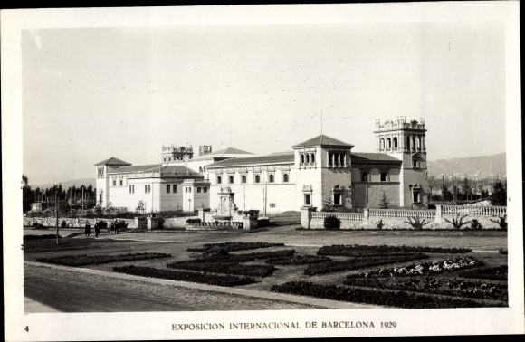 Postcard Barcelona Katalonien Spanien, International Exhibition 1929, State Pavillion