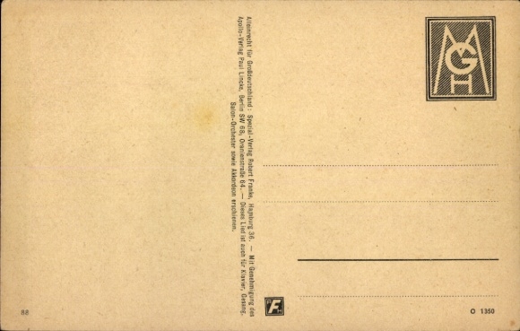 Song Postcard Before the barracks, before the big gate, Lili Marleen, Hans Leip, Norbert Schultze