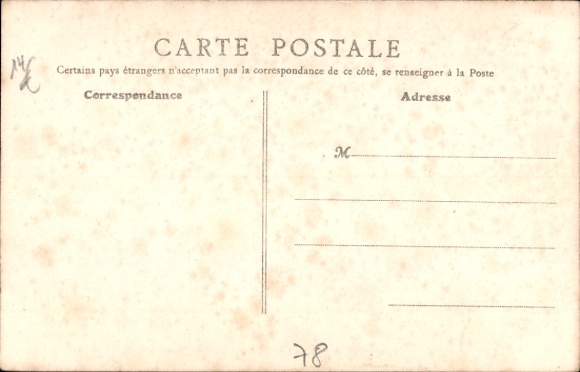 Postcard Verneuil sur Seine Yvelines, Porte Saint Martin