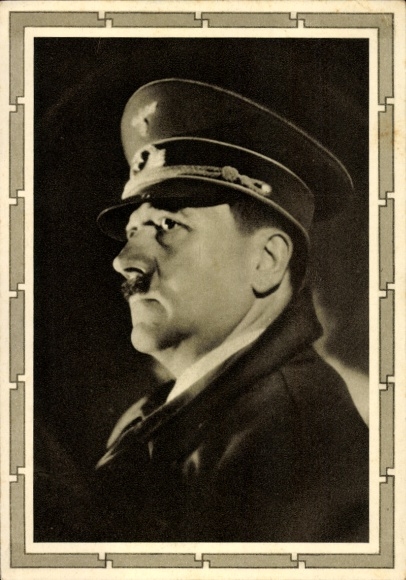 Postwaardestuk Ak Führer en Rijkskanselier Adolf Hitler, portret