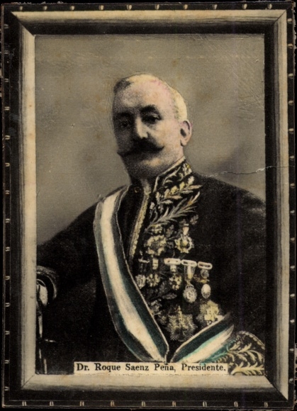 Zdjęcie Argentyna, dr. Roque Saenz Pena, prezydent