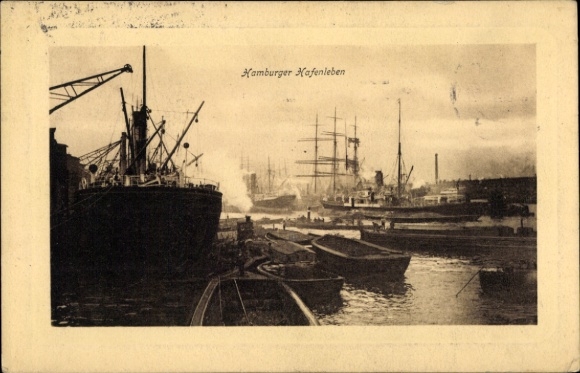 PC Hamburg Mitte St. Pauli, Helgoländer Allee, Hamburg harbor life, ships, harbor, water, H...