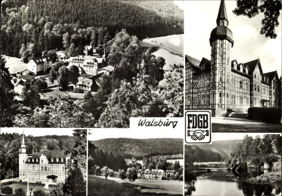 PC Walsburg Eßbach in Thuringia, FDGB home Marx-Engels