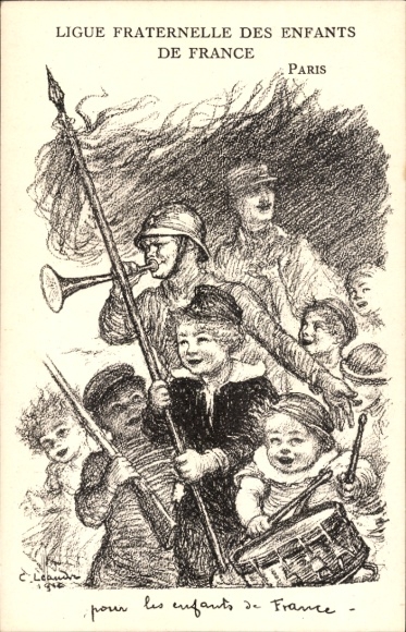Artysta KP Ligue Fraternelle des Enfants de France, Dzieci Francji