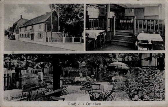 Postcard Ottleben Ausleben in Saxony Anhalt, To the good source