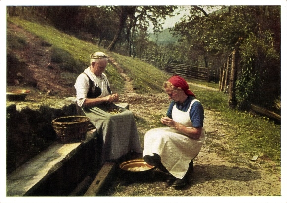Postcard Hans Retzlaff, Reich Labor Service for female youth, work maid