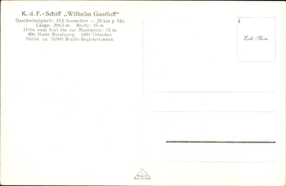 Ak KdF-schip Wilhelm Gustloff