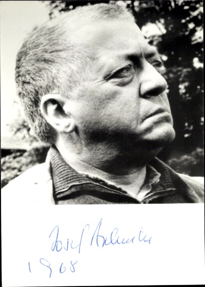 Ak Schauspieler Josef Dahmen, Seitenportrait