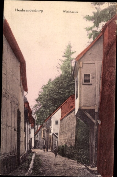Ak Neubrandenburg in Mecklenburg, Wiekhäuser