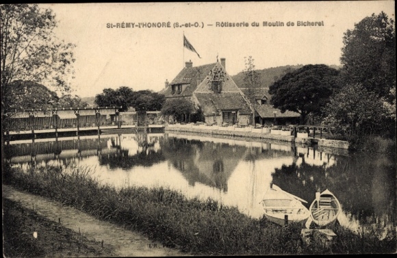 CPA Saint Rémy l'Honoré Yvelines, Rotisserie du Moulin de Bicherel