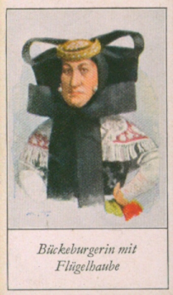 Collection picture The peoples of Europe, a contribution to racial science, 132 Bückeburgerin with winged hood