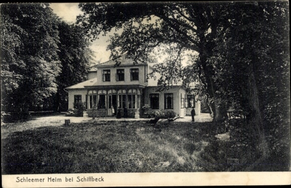 Postcard Hamburg Billstedt Schiffbek Schleeme, Traun's recreation home