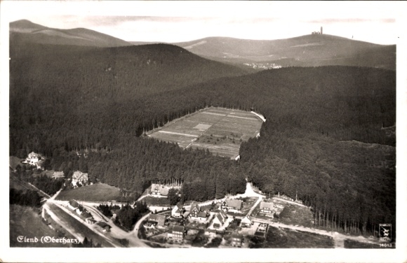 Ak Elend Oberharz am Brocken, Panorama