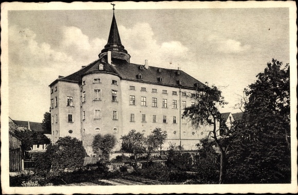 Ak Mühltroff in Vogtland Saksen, kasteel
